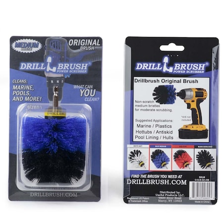 Drillbrush Marine - Cleaning Supplies - Boat Accessories - Drill Brush - Hull Cle O-B-QC-DB
